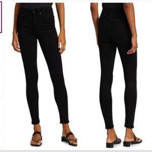 Rag & Bone Black Nina High-Rise Skinny Jeans NWT 32